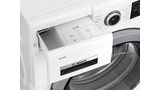 Mașină de spălat rufe cu sertar de detergent deschis, cu i-DOS - sistemul de dozare automată de la Bosch
