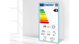 Etichetă energetică ce evidențiază ratingurile diferite printr-o lupă