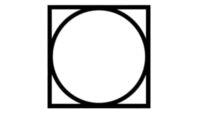 Tål torktumling: fyrkant med en cirkel inuti.
