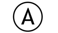 Symbol litery A w kółku