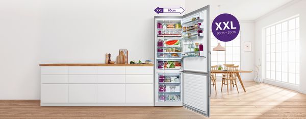 Изключително големите хладилници в комбинация с фризер от Bosch
