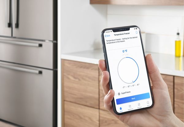 Réfrigérateur Bosch avec Home Connect