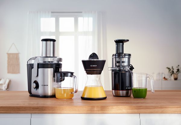 Centrifugeuses de Bosch : une quantité maximum de jus en un minimum d’efforts