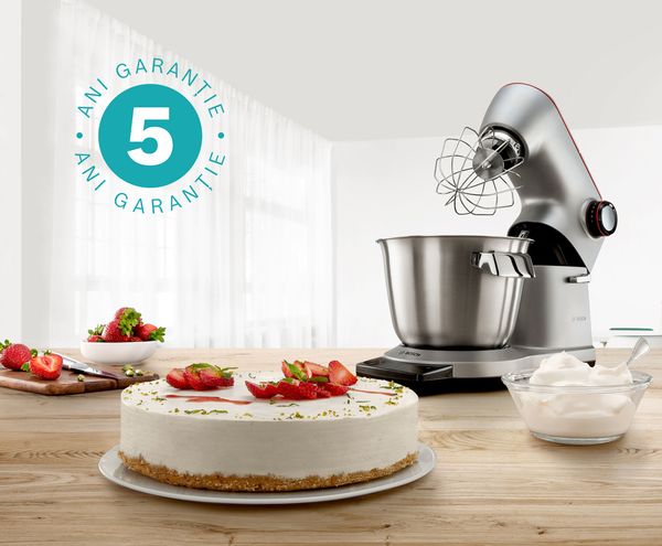5 ani garantie roboti de bucatarie serie MUM și OPTIMUM