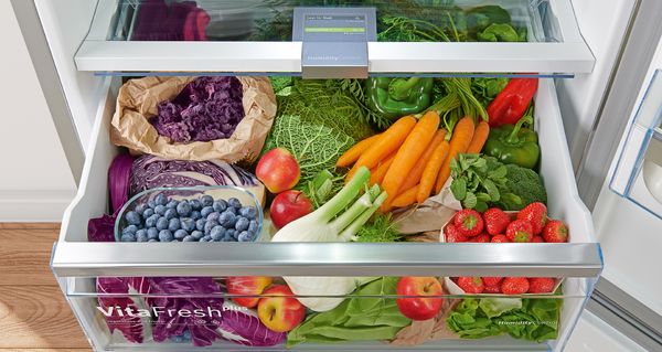 Bosch koelkasten met vitafresh om jouw groenten vers te houden