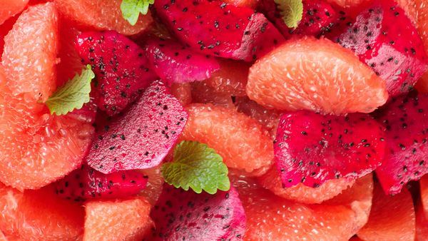 Bosch VitaPower Série 2 Recept na smoothie Krása v růžovém grapefruit máta dračí ovoce