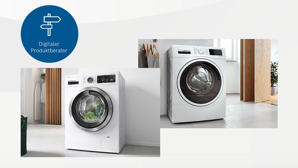 Digitaler Kaufberater Waschmaschinen und Trockner