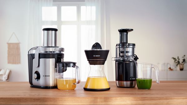 Juicers from Bosch: Lots of juice with little effort