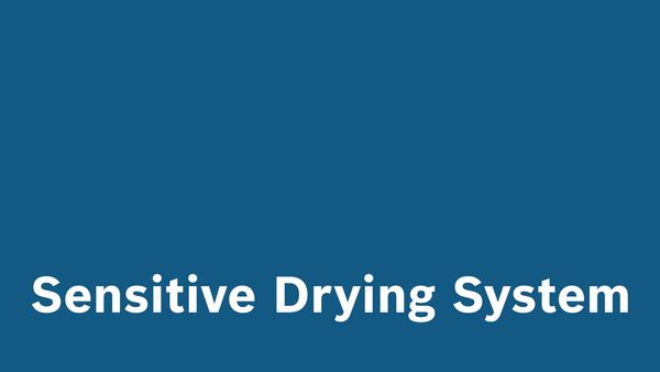 Video, der viser, hvordan Sensitive Drying systemet fungerer.
