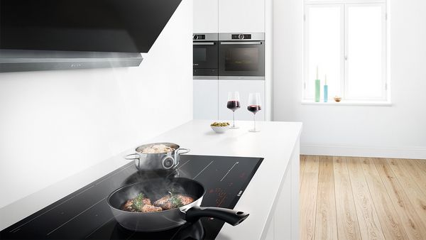 Appliances being used in kitchen space