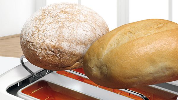 Bread rolls on a Bosch toaster