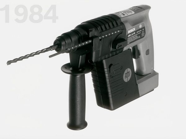 Die Abbildung eines Akku-Bohrhammers aus dem Jahr 1984.