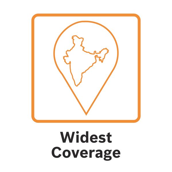 Widest Coverage