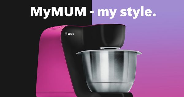 Farblich konfigurierte MyMUM Küchenmaschine