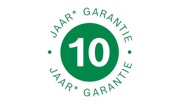 10 jaar motorgarantie logo.