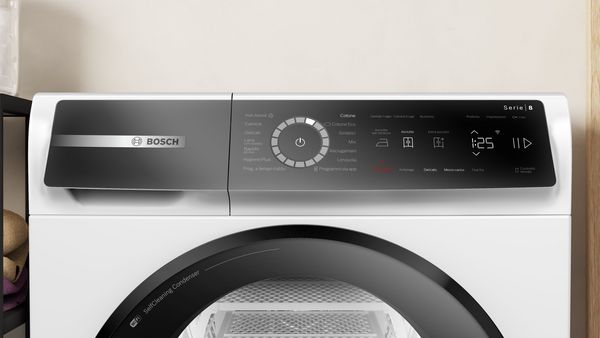 L'asciugatrice a pompa di calore più efficiente, asciugatrice ad alta efficienza energetica, migliore classe energetica per asciugatrici. 
