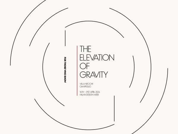 The Elevation of Gravity, Villa Necchi Campiglio, 16 – 21 April 2024, Milan Design Week 