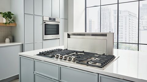 downdraft hoods are designed to be a part of your cooking surface