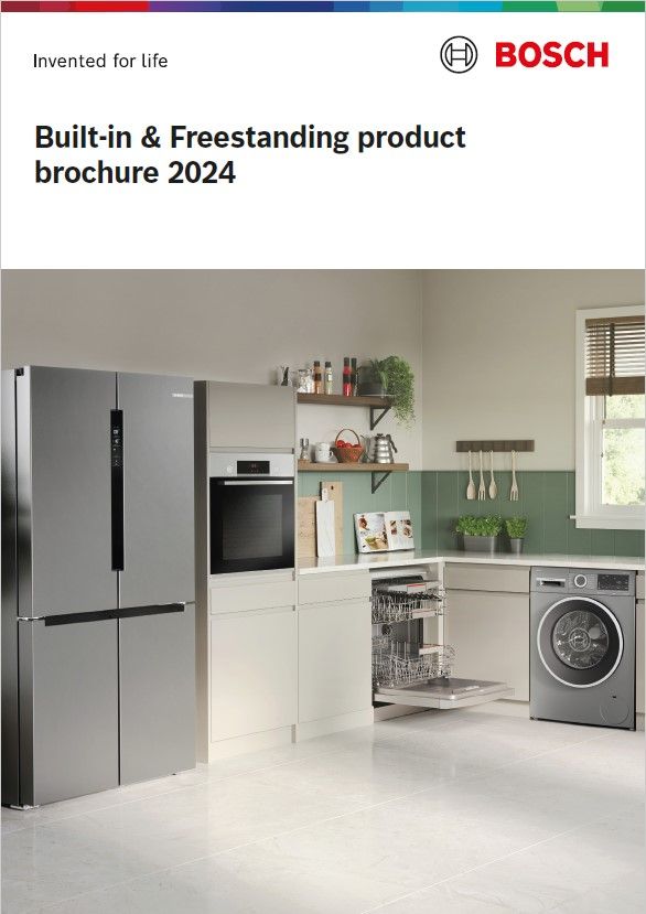 Cover of the BI and freestanding appliances brochure 2024