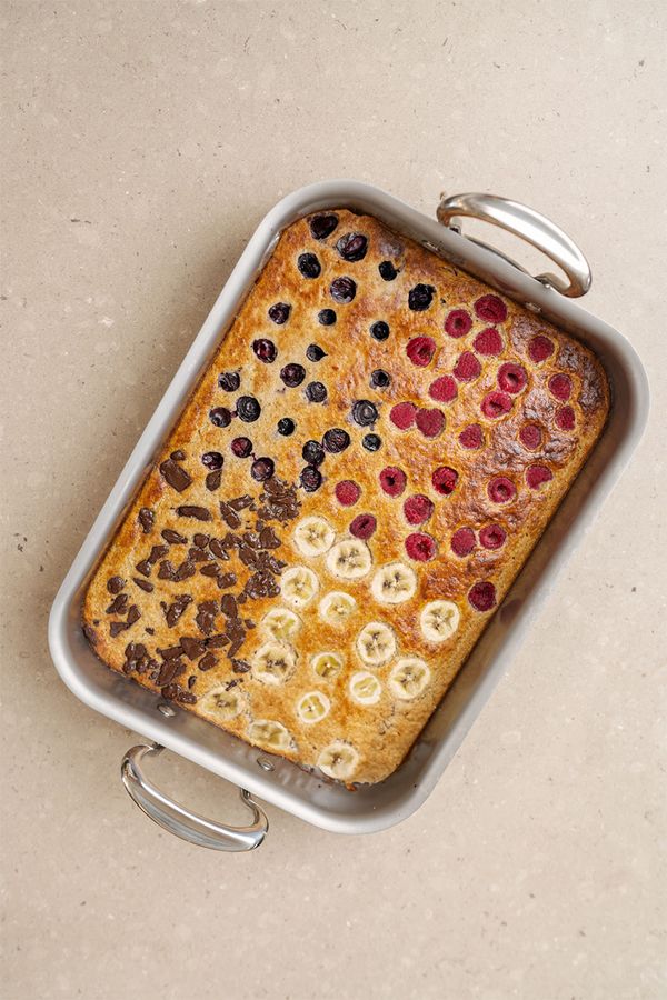 Busenkel bananpannkaka i ugn