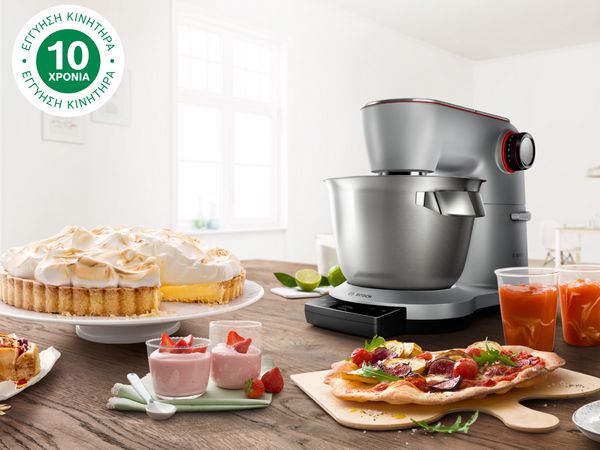 Κουζινομηχανή Bosch Optimum με σήμα 10ετούς εγγύησης κινητήρα