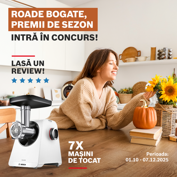 Bosch îți premiază opinia!