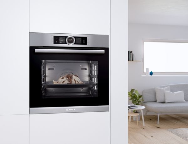 Bosch steam oven with three different cooking methods