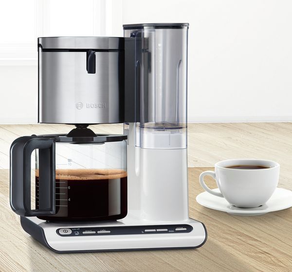 Bosch filtra kafijas aparāti: vienkārši laba tase kafijas