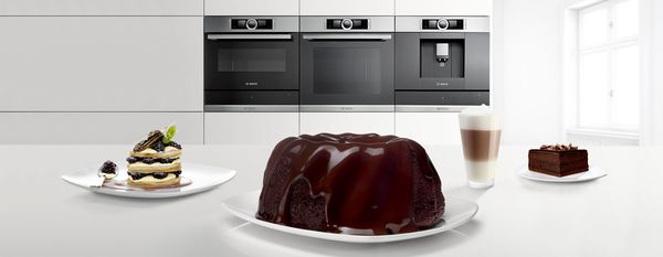 The Bosch Serie 8 range of cooking appliances.