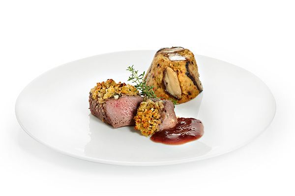 Filet de chevreuil et herbes