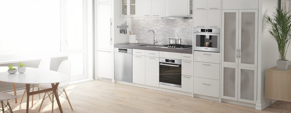 Les appareils ménagers de Bosch pour les espaces restreints munis de l'application Home Connect.