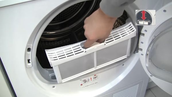 ¿Cómo limpiar el filtro de la secadora de condensación?