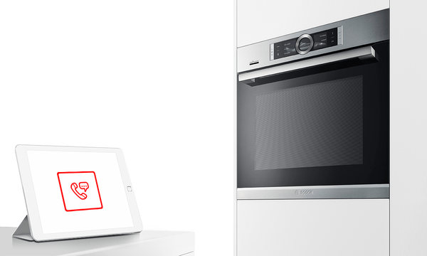 bosch oven ipad with phone icon