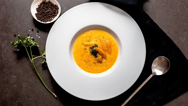 soupe carotte orange au gingembre