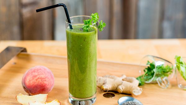 Smoothie vert : kale et épinard