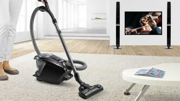 Bagless vacuum cleaners from Bosch: Powerful but incredibly quiet.  Without follow-up costs