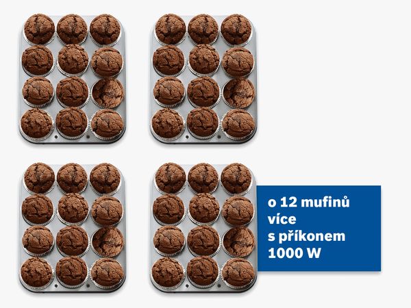 S 1000 W upečete jednoduše více najednou