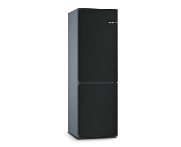 Combiné réfrigérateur-congélateur Vario Style ou four Série 8 de Bosch en couleur pétrole.