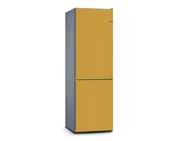 Combiné réfrigérateur-congélateur Vario Style ou four Série 8 de Bosch en couleur gris pierre.
