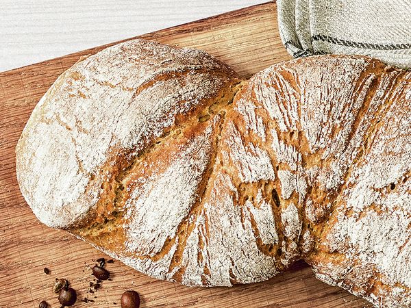 Polenta-Brot perfekt zubereitet mit den Bosch Backöfen der Serien 6 und 8 und der Gärstufe.