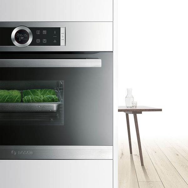 Bosch self-cleaning oven with EcoClean technology