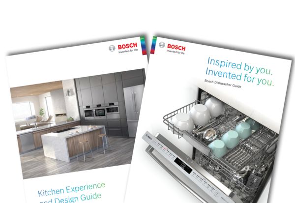 Bosch kitchen experience and design brochures