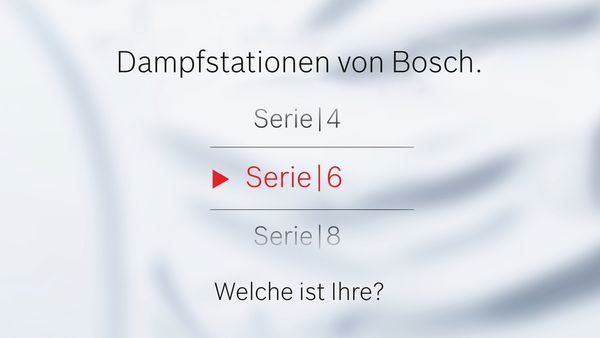 Dampfstationen von Bosch.