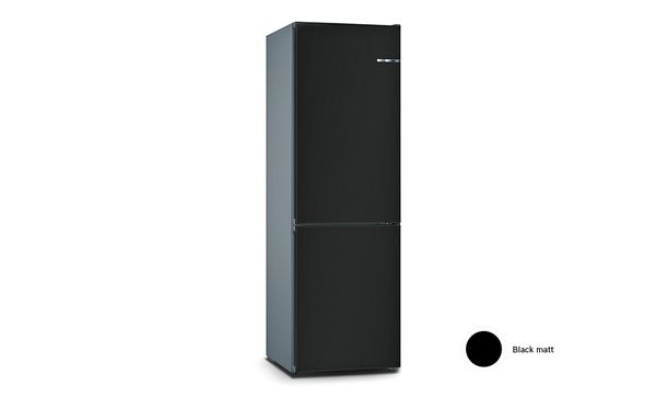 VarioStyle fridge-freezer black matt coloured