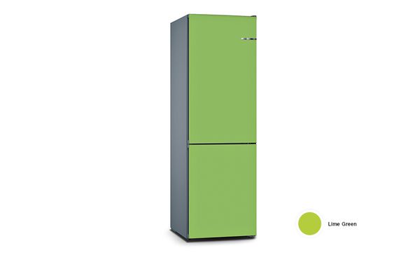 VarioStyle fridge-freezer lime green coloured