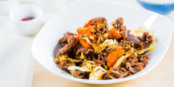 Asian Beef and Cabbage Stir Fry