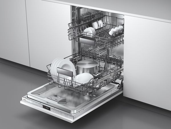dishwashers 200 series smooth running rails and flexible basket