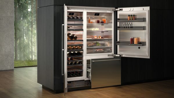 vario 400 series wine cabinet fridge freezer combination
