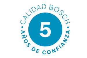 5 años de garantía