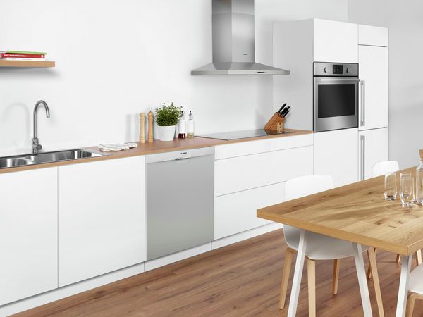 Kitchen design for Bosch stainless steel Dishwashers